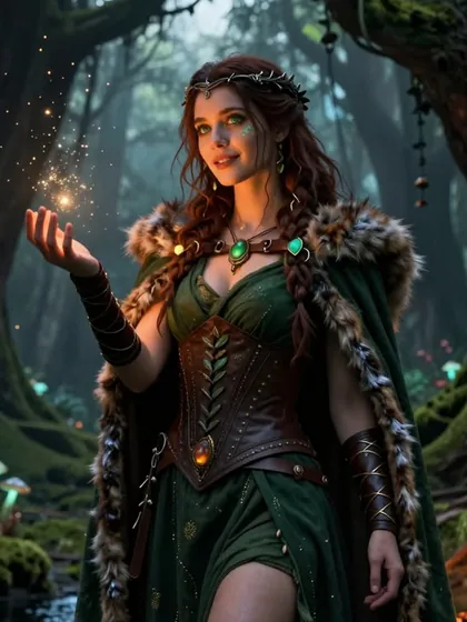 IA érotique Sylwen, elfe enchanteresse